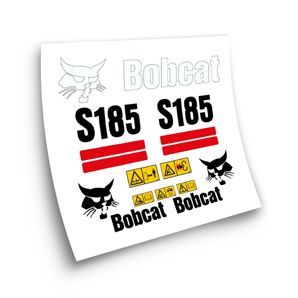 Autocollants pour machines industrielles pour BOBCAT S185 mod.2- Star Sam