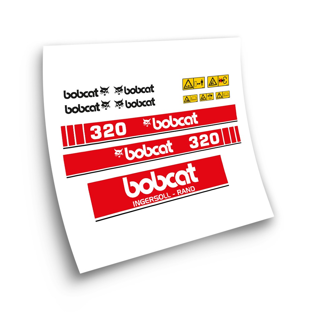Industrial machinery stickers for BOBCAT 320 - Star Sam