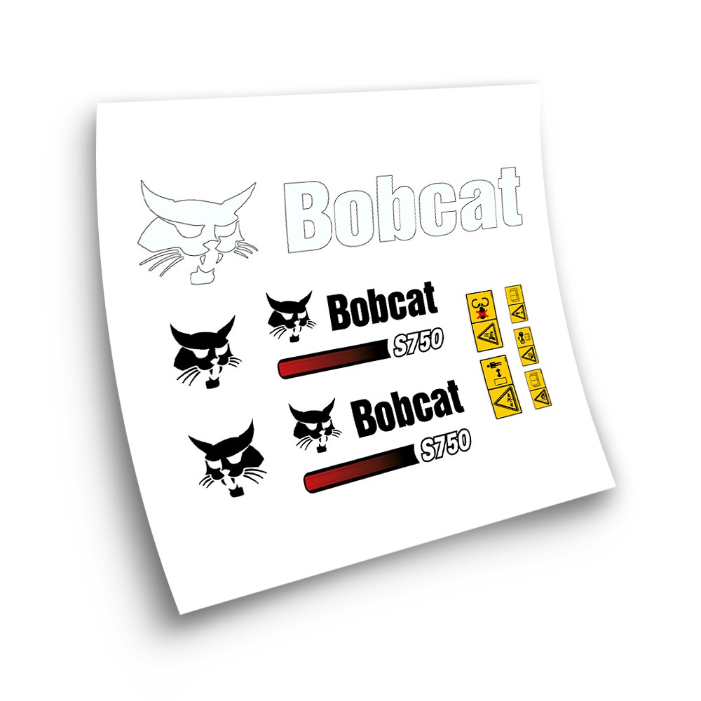 Industrial machinery stickers for BOBCAT S750 mod.2 - Star Sam