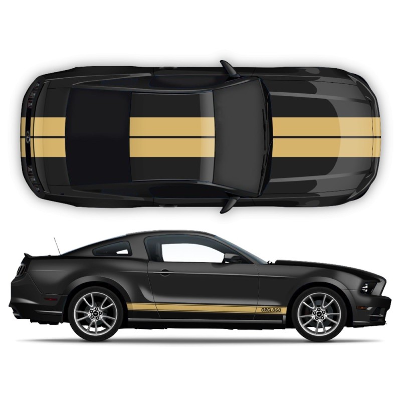 Vinilo Kit franjas Racing für Mustang 2005-2014-Star Sam