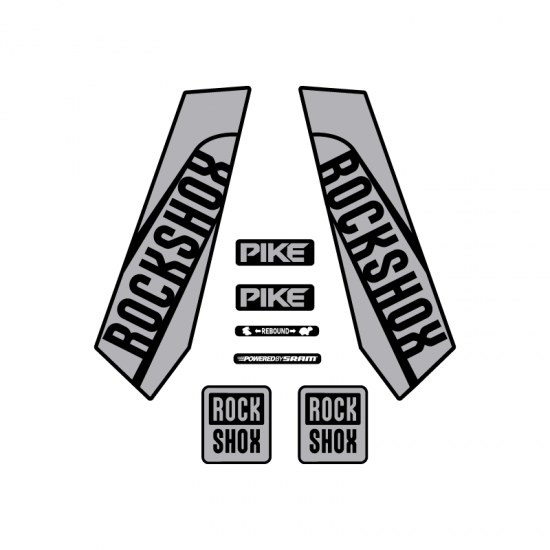 Rock Shox Pike 27 Mod 3 Fork Bike Sticker 2015 - Star Sam