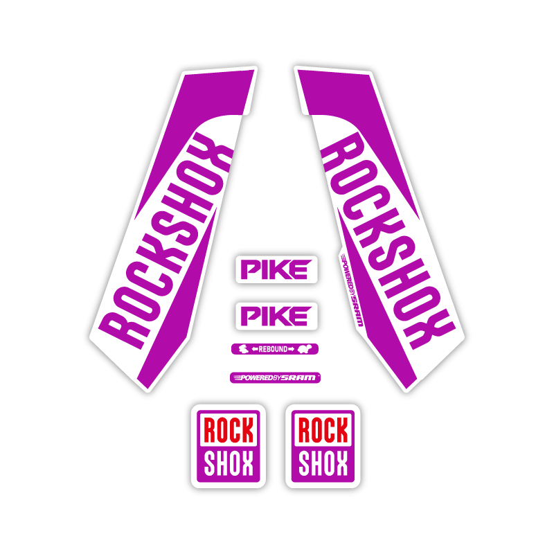 Rock Shox Pike Background 27,5 Bike Sticker 2015 - Star Sam