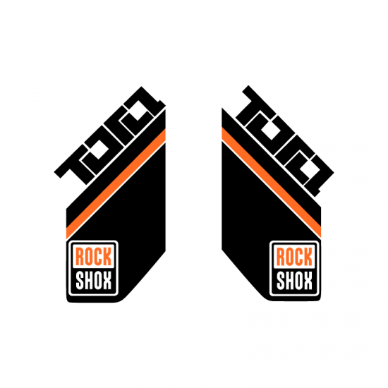 Rock Shox Tora 27,5 Fork Bike Sticker Choose Colour - Star Sam