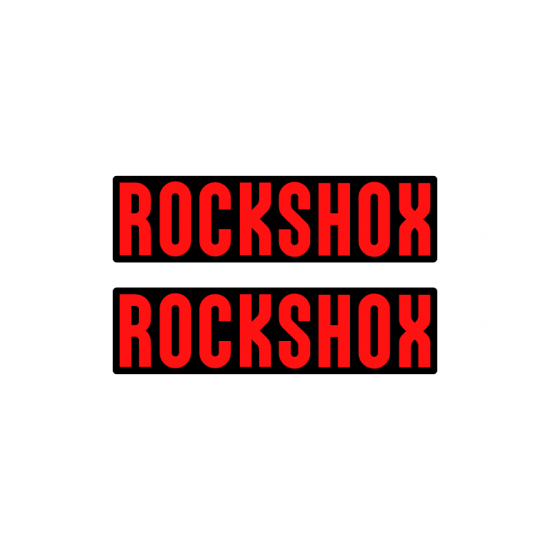 Adesivi Per Biciclette Forcella Rock Shox loghi 26 Mod 2  - Star Sam