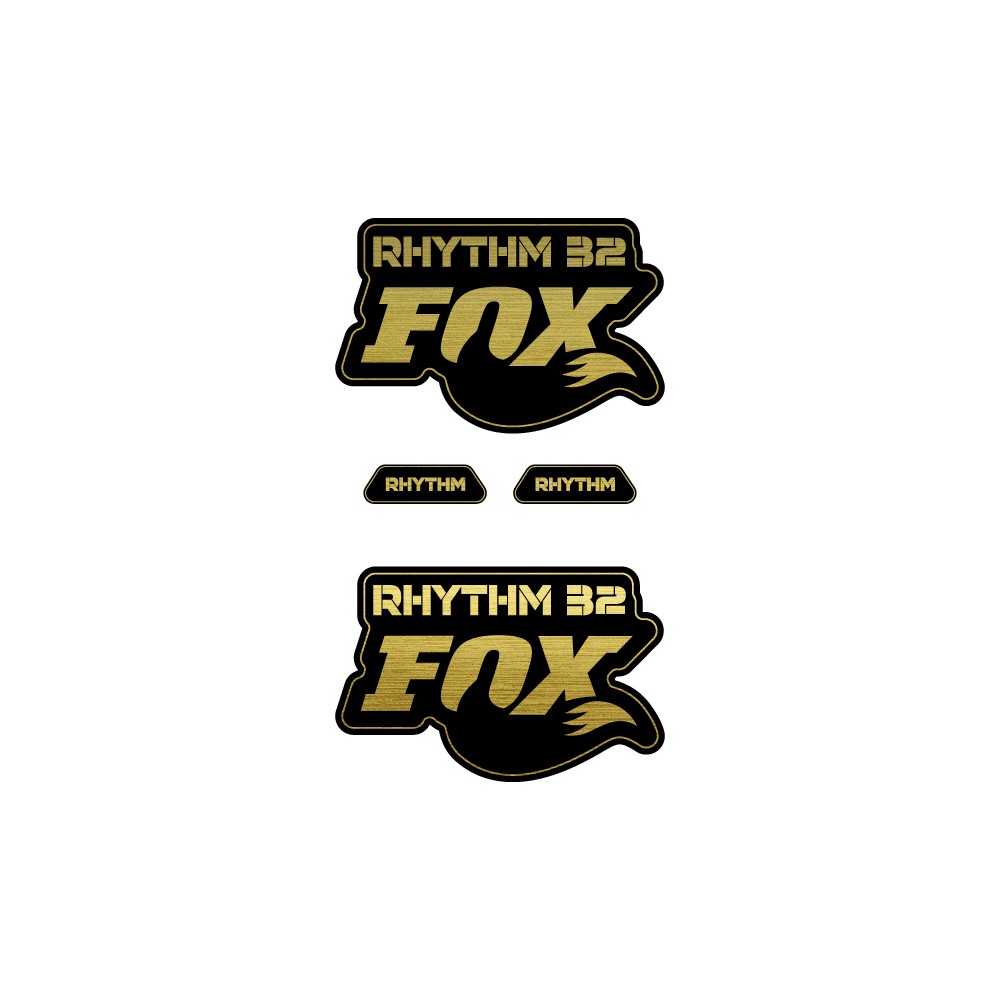 Stickers Pour Fourche de Velo Fox Rhythm 32 29 - Star Sam