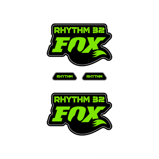 Fox 36 Rhythm Gabel Fahrrad-Aufkleber Jahr 2021 - Star Sam