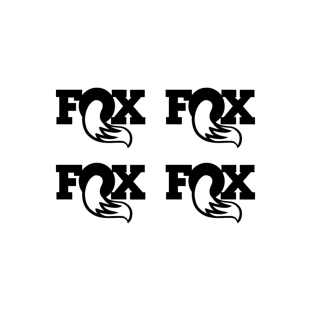 Fox Logo 29 Fork Bike Sticker Choose Your Colour - Star Sam