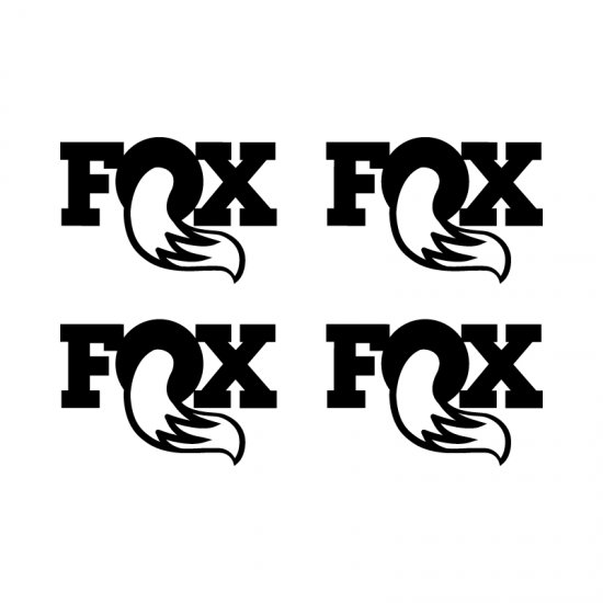 Fox Logo 29 Fork Bike Sticker Choose Your Colour - Star Sam