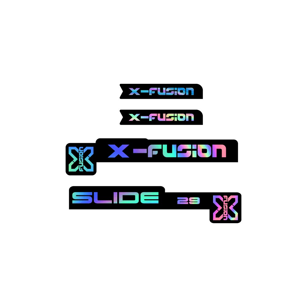 Stickers Pour Fourche de Velo X-Fusion Slide 29 - Star Sam