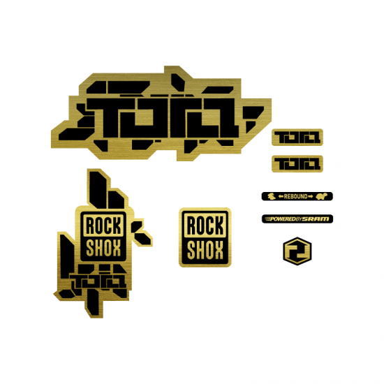 Stickers Pour Velo Fourche Rock Shox Tora 26 - Star Sam