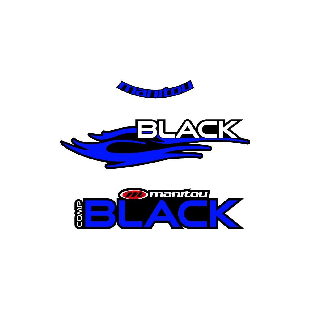 Manitou Black Comp 26 Bike Sticker Choose Colour - Star Sam