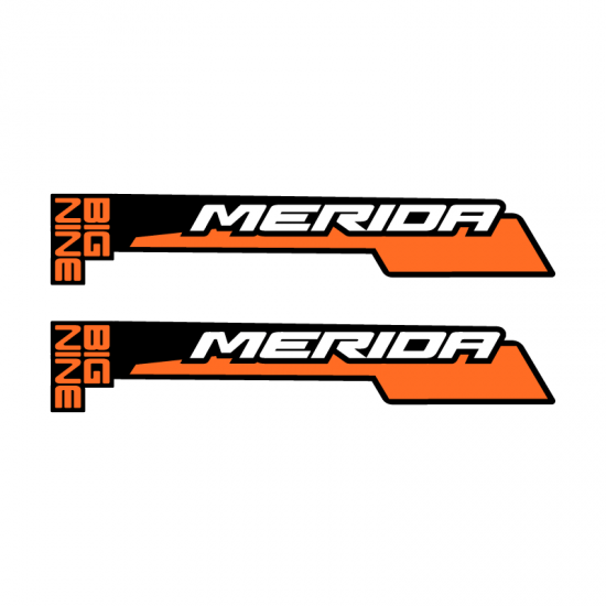 Stickers Pour Fourche de Velo Merida Big Nine 26 - Star Sam