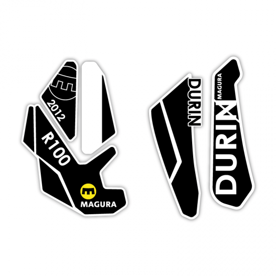 Autocolantes para garfos de bicicleta Magura Durin R100 2012 - Star Sam