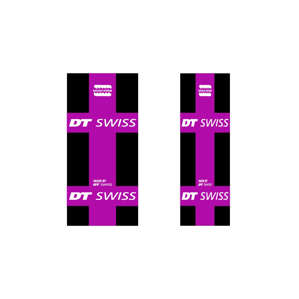 Αυτοκόλλητα πλήμνης ποδηλάτου DT Swiss Μαύρο φόντο - Star Sam