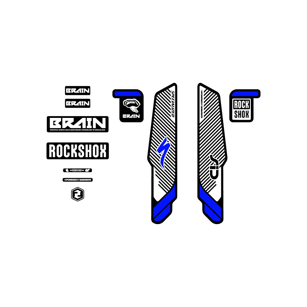 Rock Shox Sid Brain Specialized 29 Bike Sticker 2014 - Star Sam