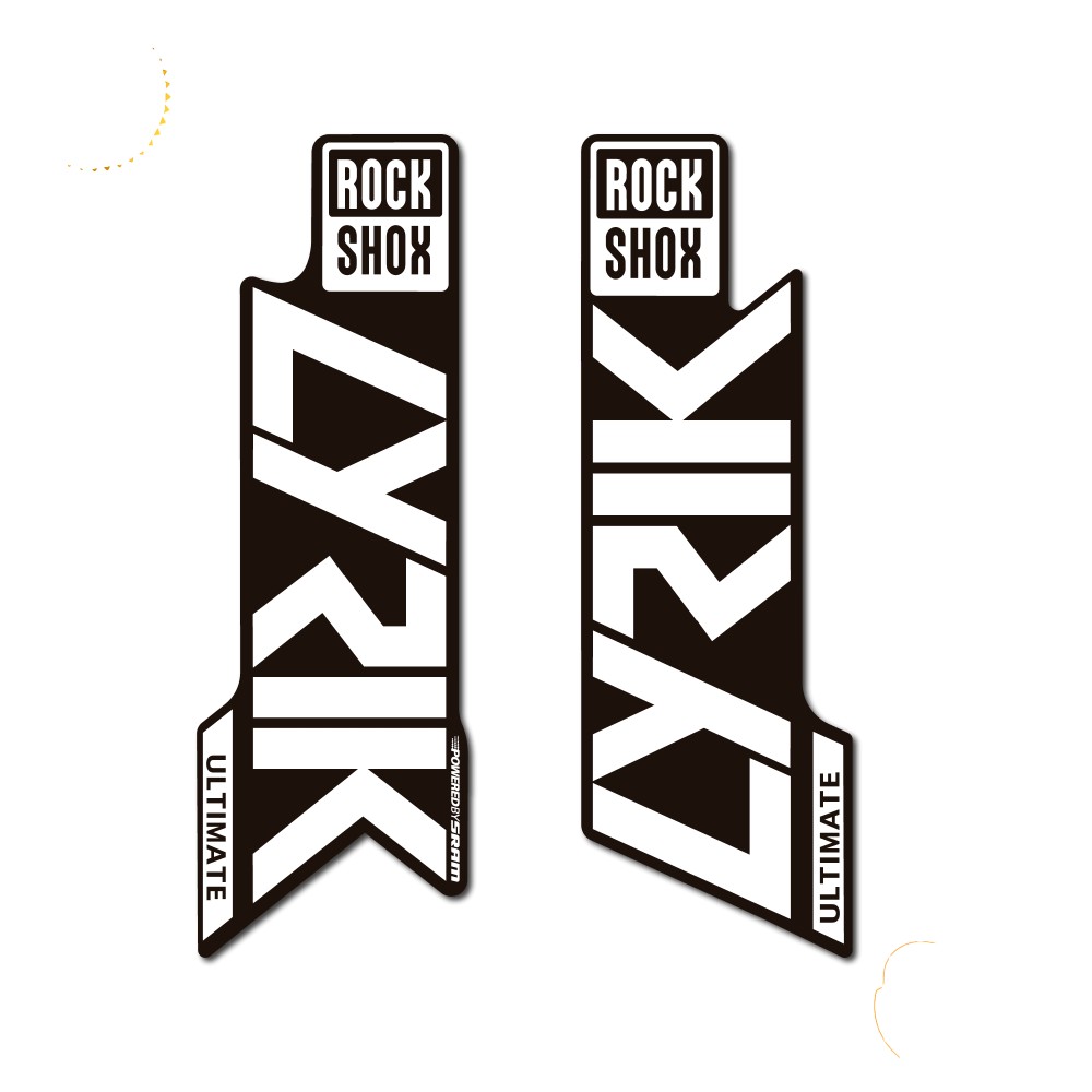Vork Fietsstickers Rock Shox Lyrik Ultimate 2020 - Star Sam