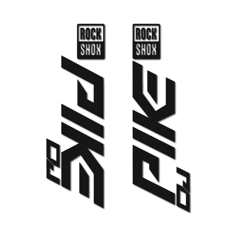 Naklejki rowerowe Rock Shox Pike DJ DJ die-cut Rok 2020 - Star Sam