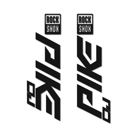 Rock Shox Pike DJ Fork Bike Sticker Year 2020 - Star Sam