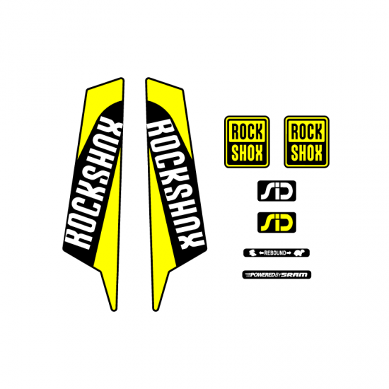 Rock Shox 29 Bike Sticker Choose Colour Year 2016 - Star Sam