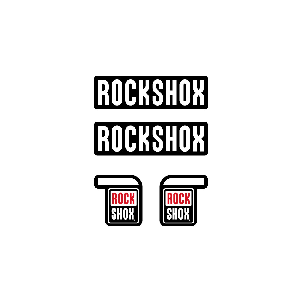 Rock Shox Logo 26 Fork Bike Sticker Choose Your Colour - Star Sam
