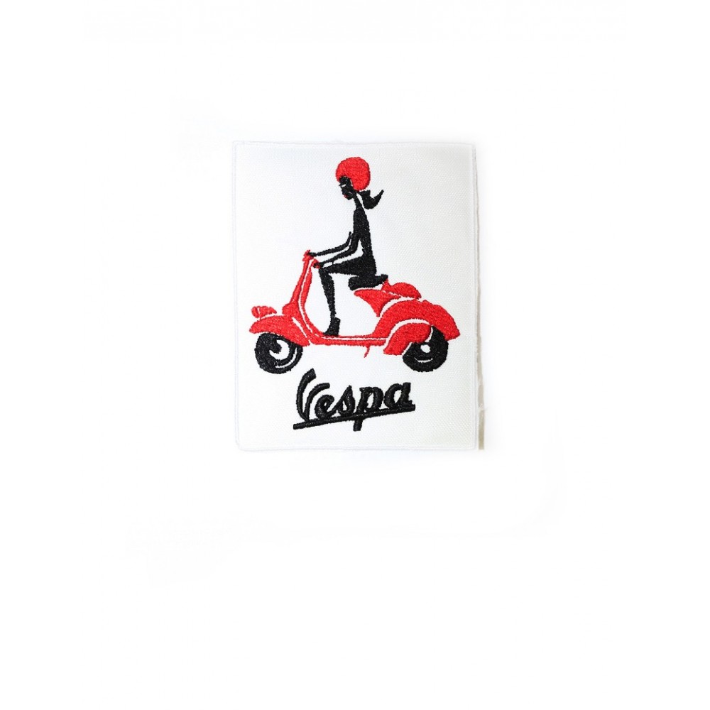 Embroidered Patch Vespa...