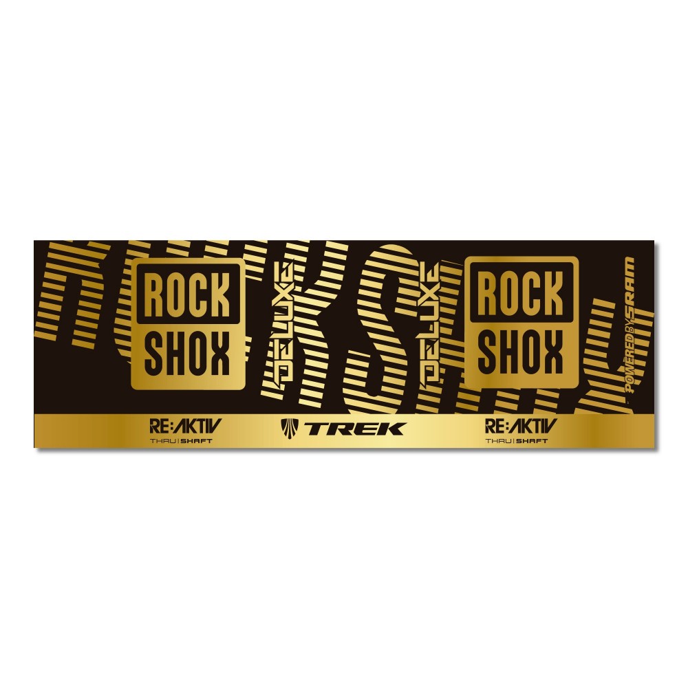 Stickers Rock Shox Deluxe Drijfas TREK Jaar 2021 - Star Sam