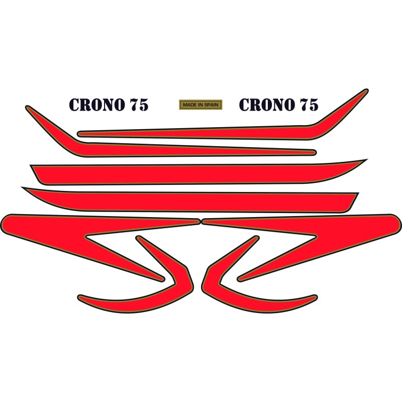 Montesa Crono 75 Motorbike Stickers Sticker Set White - Star Sam