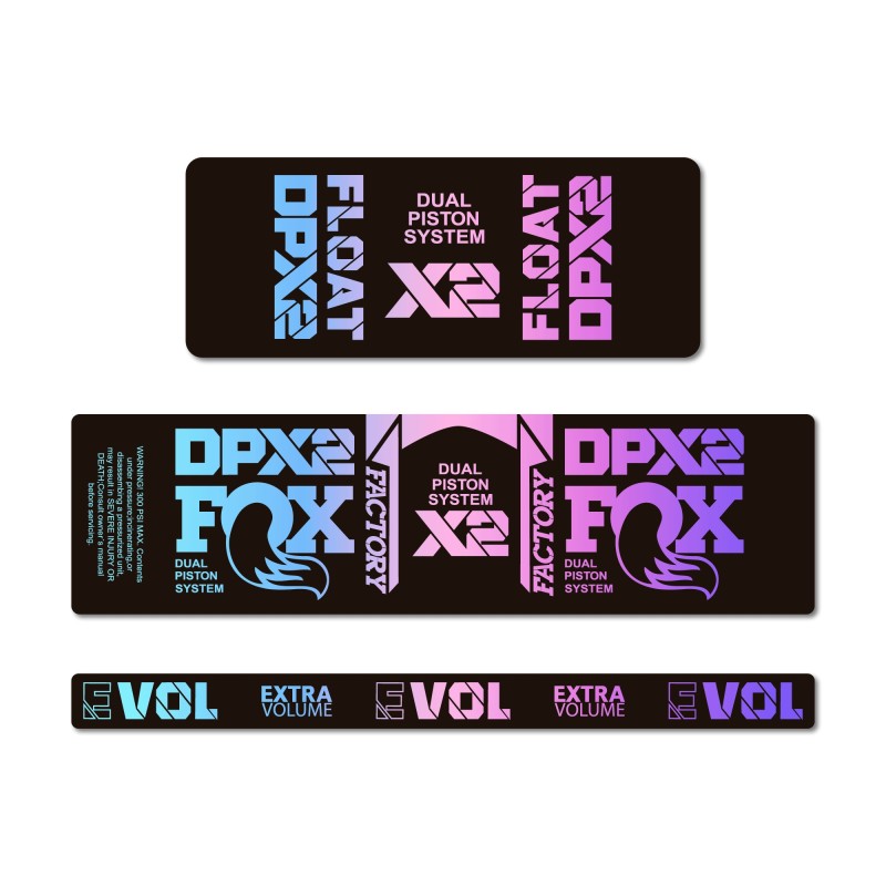 Fox DPX2 Shock Absorber Bike Sticker Year 2021 - Star Sam