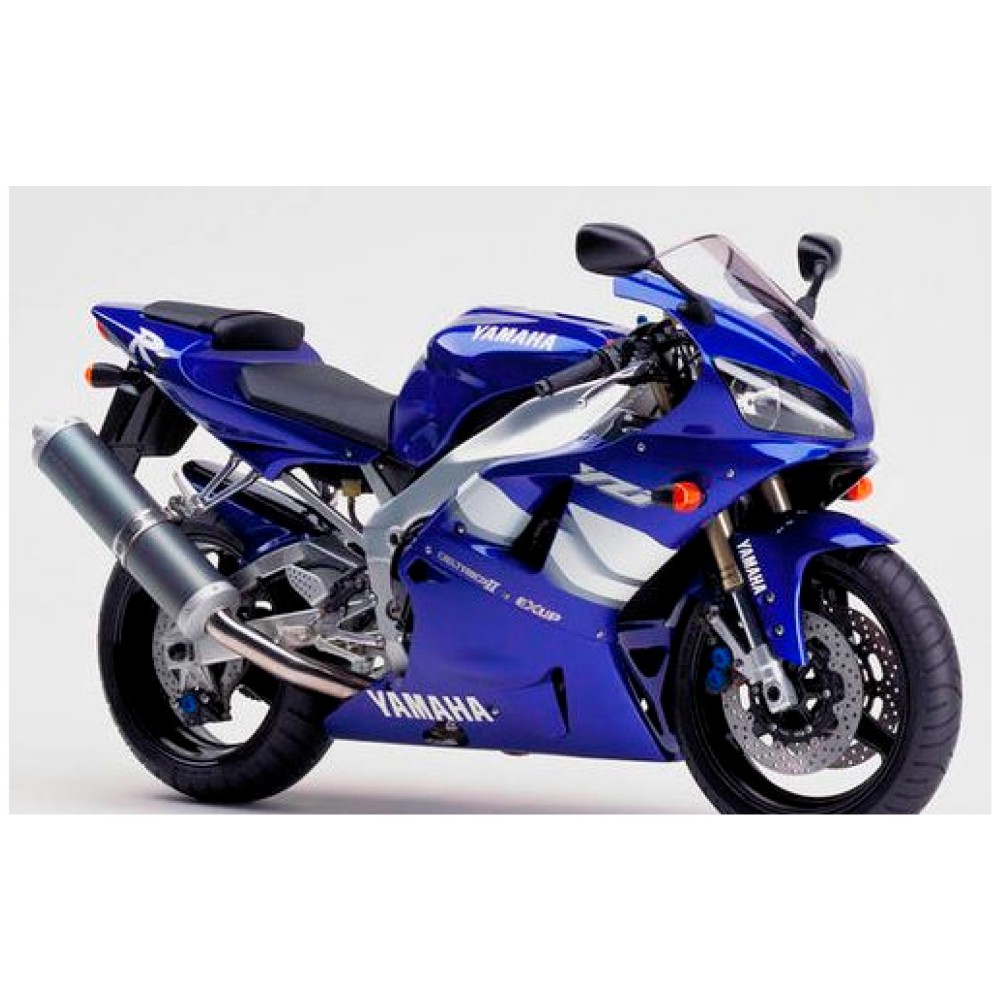 Yamaha YZF R4 Motorrad Aufkleber Jahr 1999-2000 Blau - Star Sam