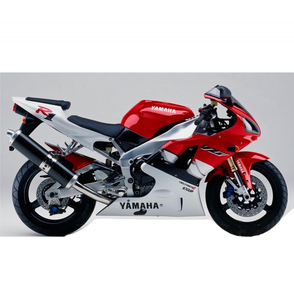 Yamaha YZF R1 Motorbike Stickers Year 1999-2000 Red - Star Sam