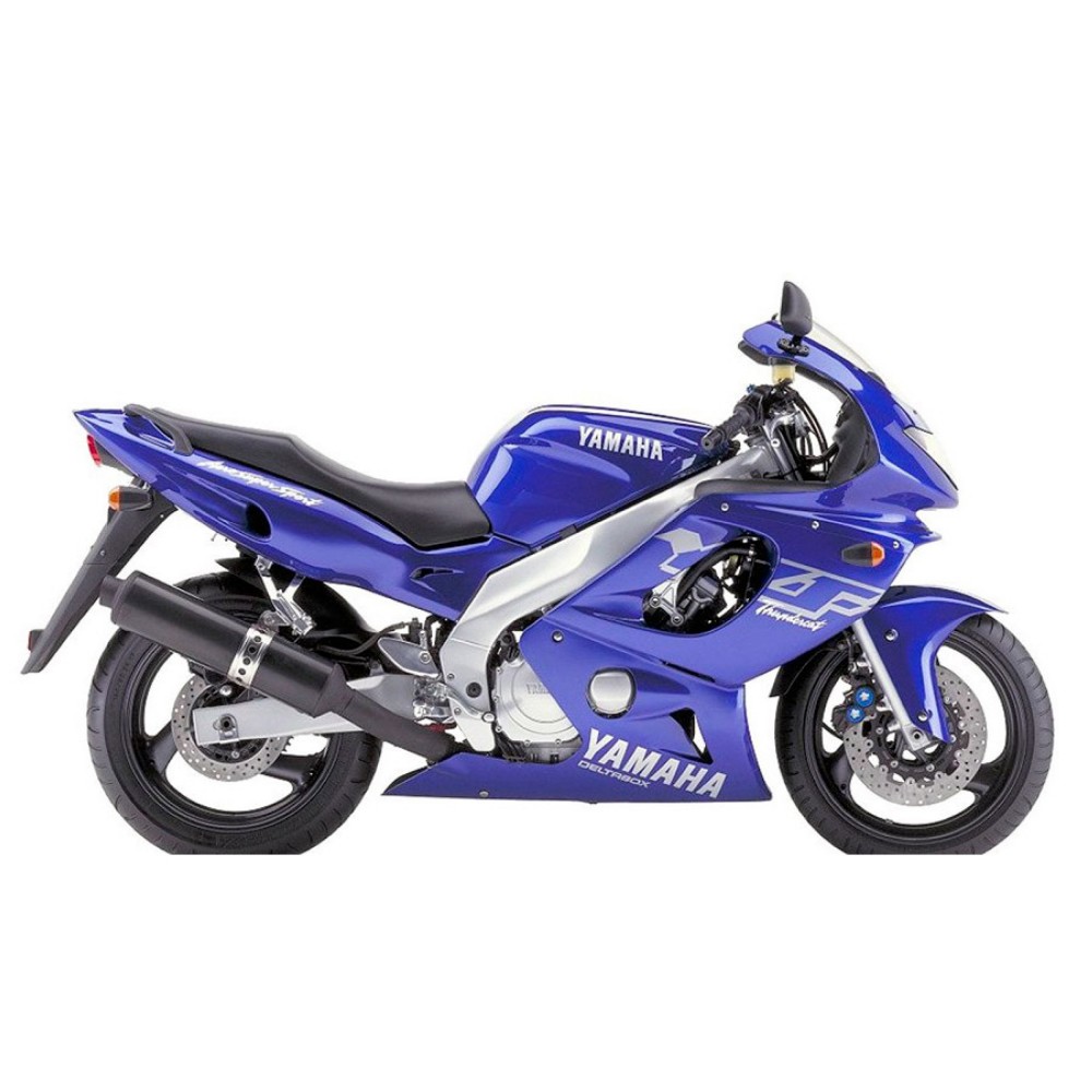 Yamaha YZF 600 R Thundercat Motorrad Aufkleber Blau - Star Sam