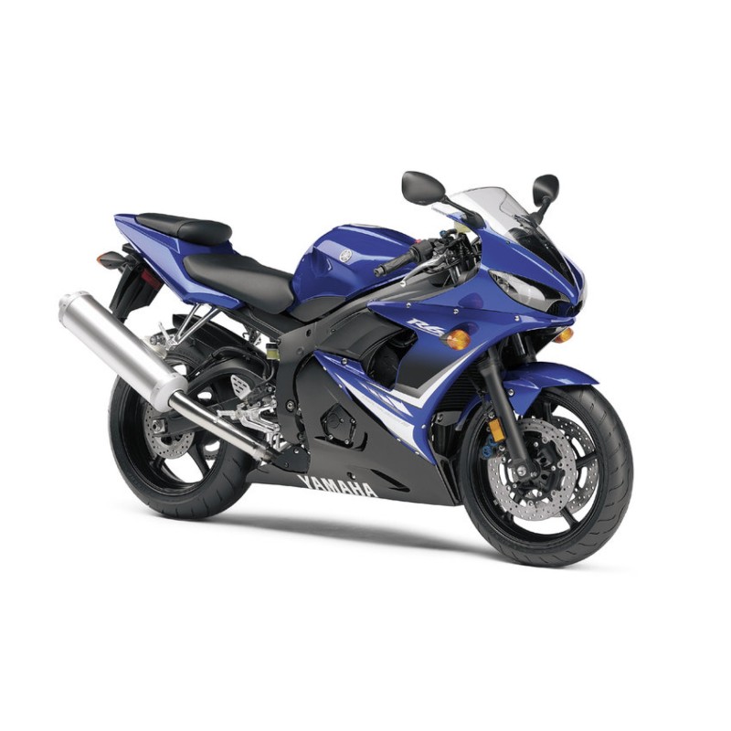 Yamaha YZF R6 (R6S) Motorrad Aufkleber Jahr 2008 Blau - Star Sam