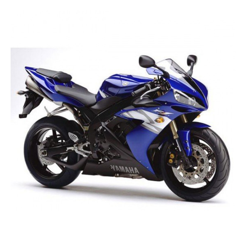 Autocollants Pour Motos Yamaha YZF R1 Modele 2 2004 Bleu - Star Sam