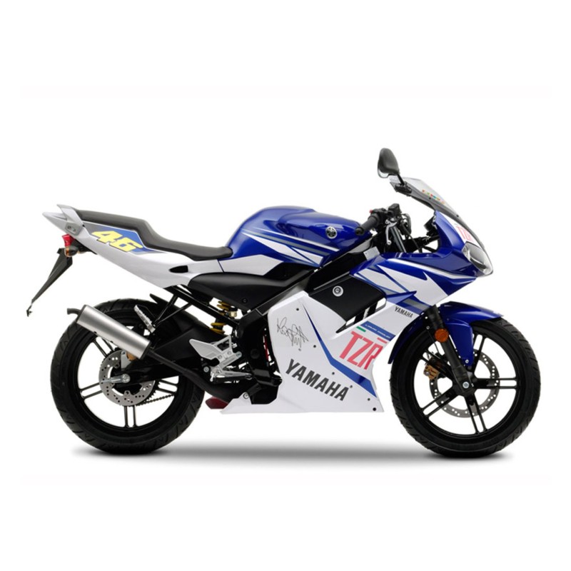 Yamaha TZR Rossi Motorrad Aufkleber  Jahr 2008 Blau - Star Sam