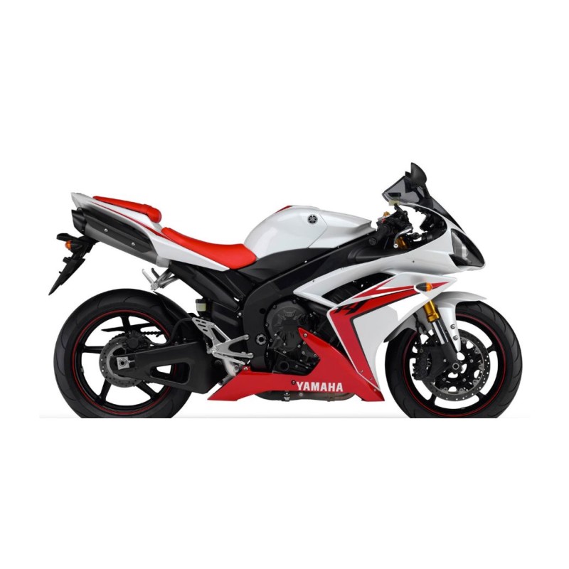 Yamaha YZF R1 Motorbike Stickers Year 2007 White - Star Sam