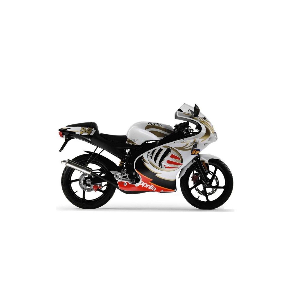 Αυτοκόλλητα Moto Aprilia RS Poggiali 50CC και 125CC Replica - Star Sam
