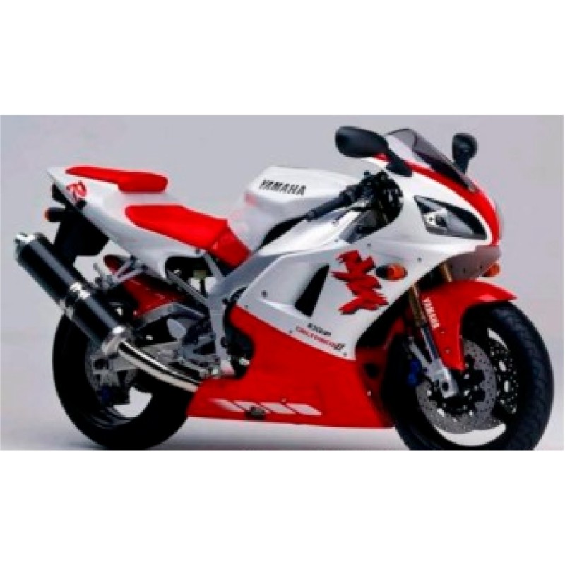 Autocolantes de Motos Yamaha YZF R1 Ano 1998 Branco - Star Sam