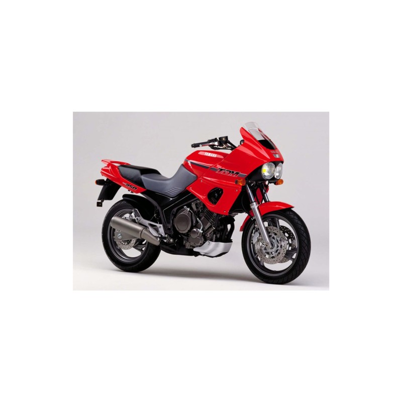 Autocollants Pour Motos Yamaha TDM 850 1991 a 1996 Rouge - Star Sam