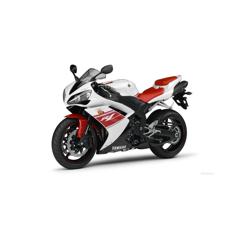 Yamaha R1 Motorbike Stickers Year 2008 White Colour - Star Sam