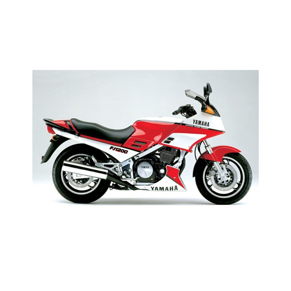 Yamaha FJ 1200 Motorbike Stickers Red Colour - Star Sam