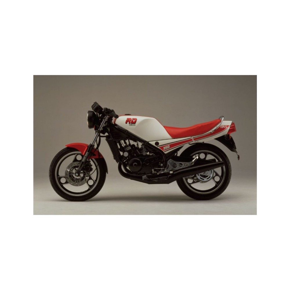 Yamaha RD 350 Motorrad Aufkleber Weisse Farbe - Star Sam