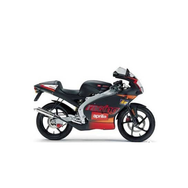 Aprilia RS 50 Motorrad Aufkleber Jahr 2002 Schwarz - Star Sam