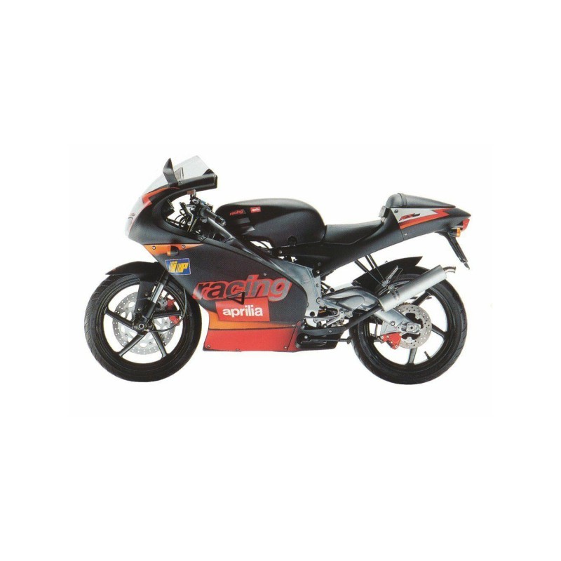 Aprilia RS 125 Motorrad Aufkleber Jahr 2002 Schwarz - Star Sam