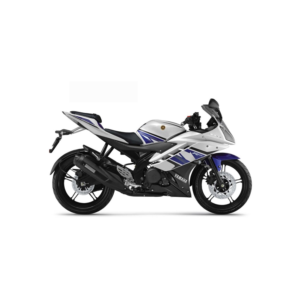 Yamaha R125 Motorrad Aufkleber Rossi Tiburon Blau - Star Sam