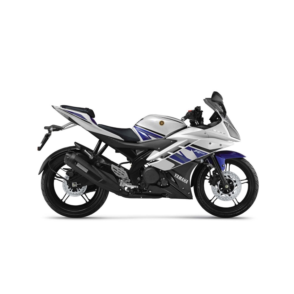 Yamaha R125 Rockstar Blue Colour Motorbike Stickers  - Star Sam