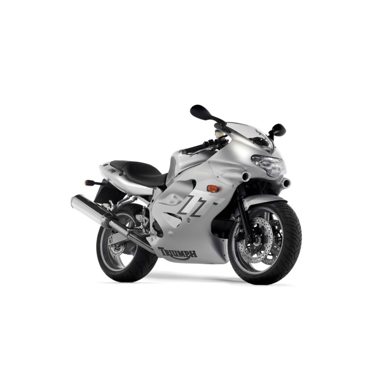 Triumph TT600 Motorbike Sticker Grey And Black - Star Sam