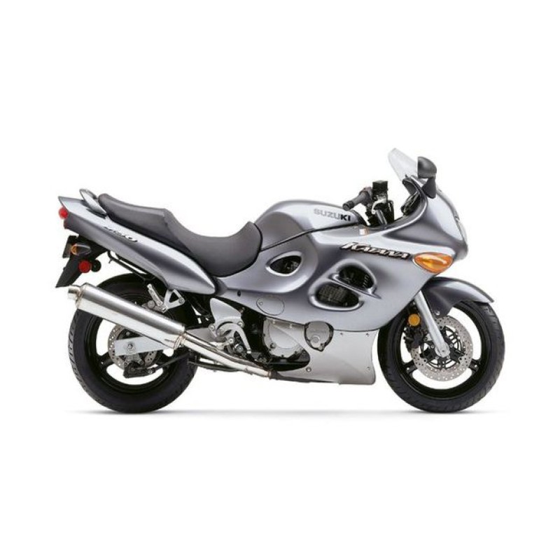 Suzuki Katana 750 Motorrad Aufkleber Jahr 2003 Silber - Star Sam