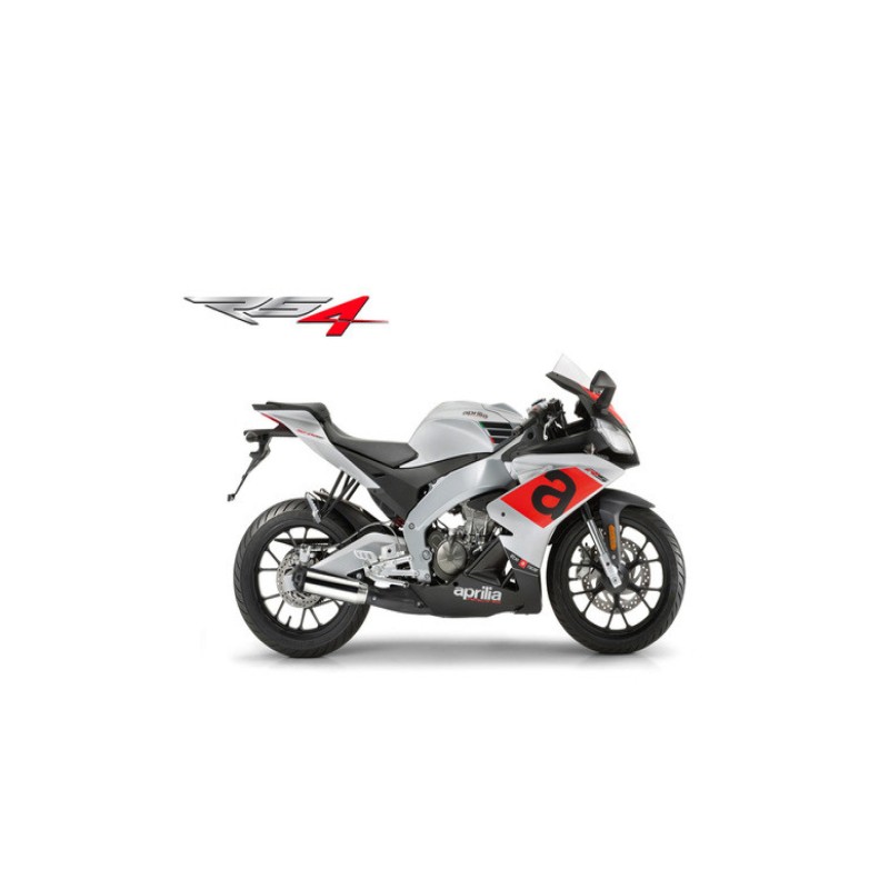 Aprilia RS 50 Motorrad Aufkleber Jahr 2018 Weiss - Star Sam