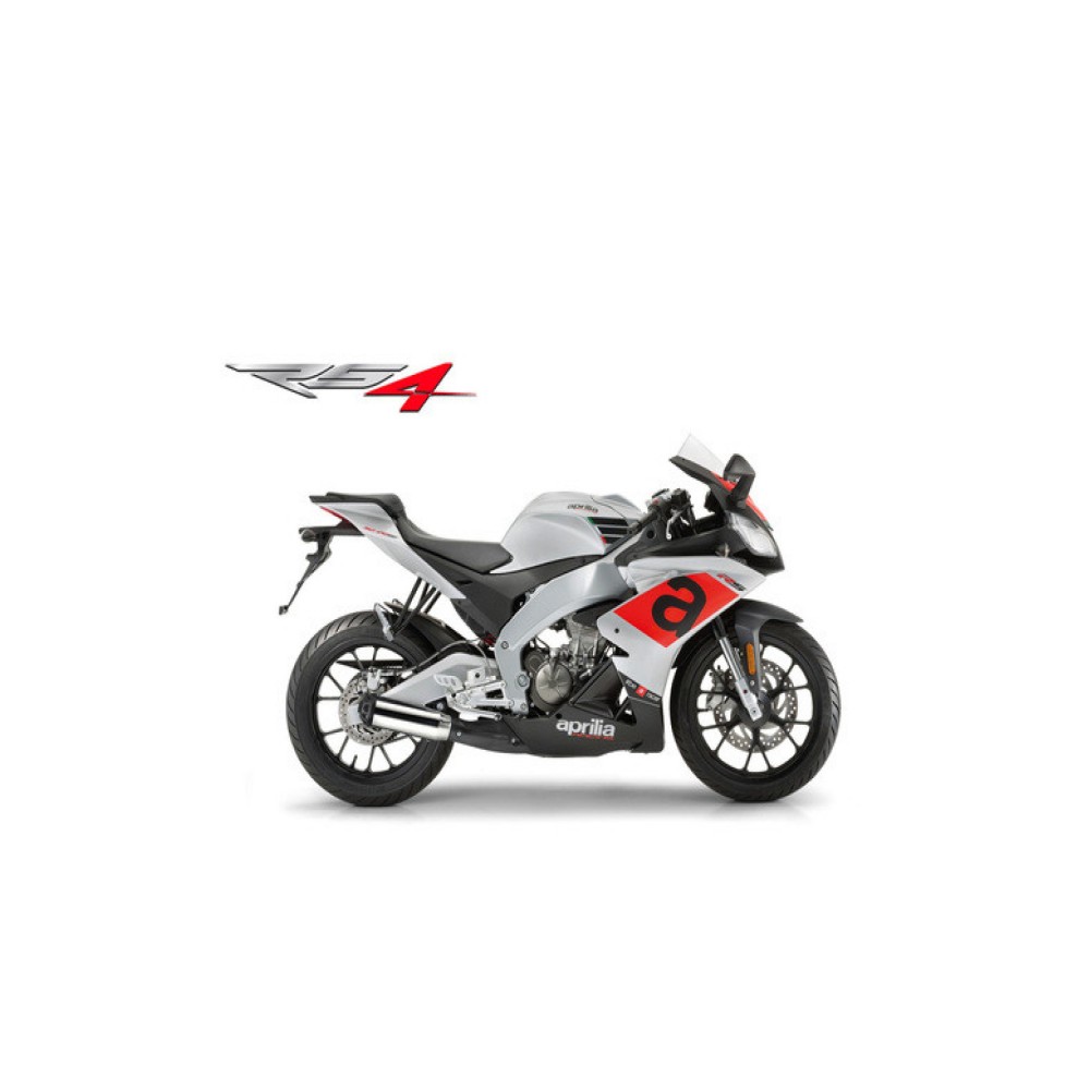 Autocolantes de motocicleta Aprilia RS 50 Ano 2018 Branco - Star Sam
