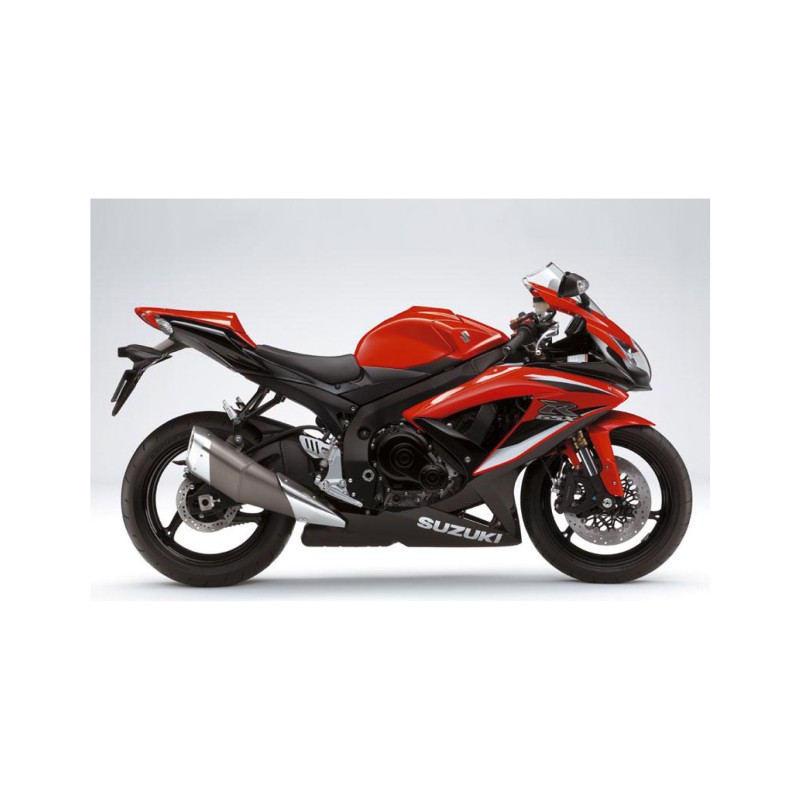 Autocollant Motos Suzuki GSXR 600 Y 750 K9 2009 Rouge - Star Sam